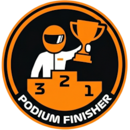Podium Finisher badge